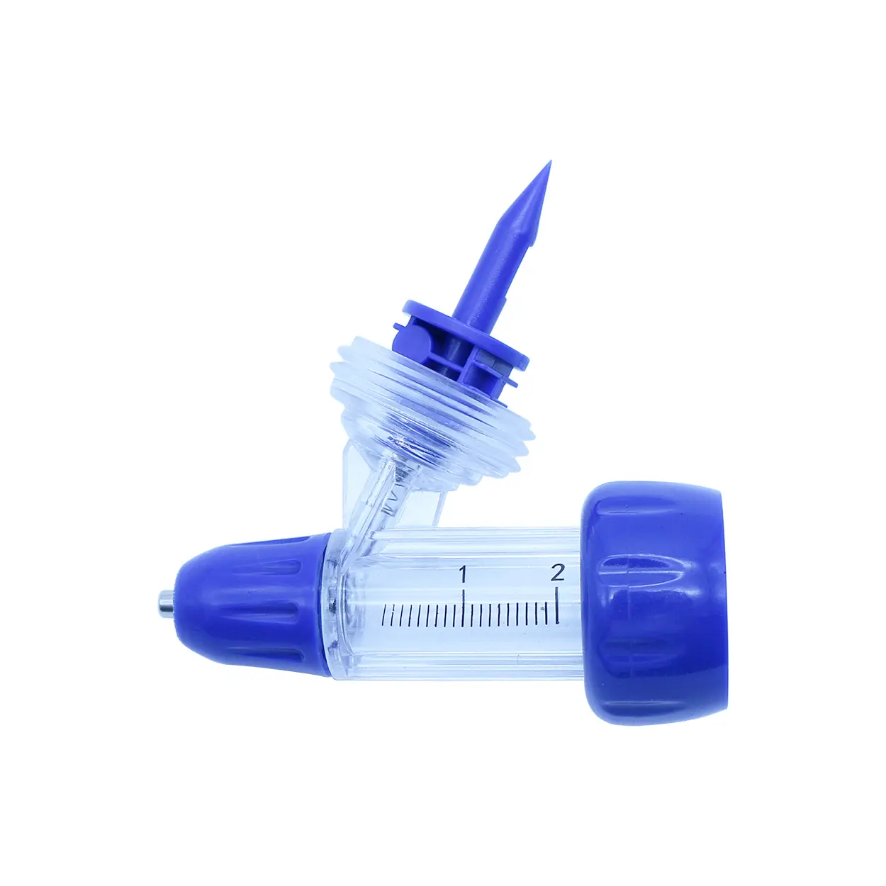 1Pcs 2ml / 5ml Veterinary Adjustable Continuous Syringe Accessories Syringe Vaccine Injector Dose Tubes
