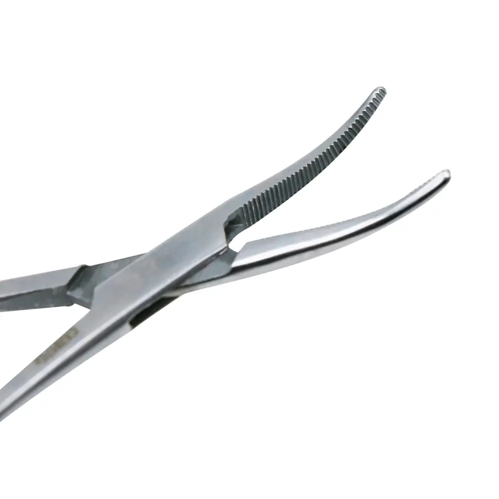 1Pc Straight & Curved Hemostat Forceps Set Locking Tweezer Clamps Ideal Hemostats Pet Hemostat Locking Nipper