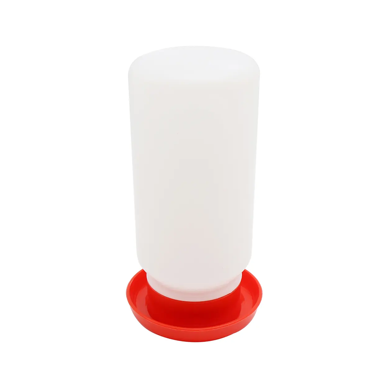 1 Pc Automatic Chicken Waterer Feeder, Leakproof Thickened Poultry Drinker Bottle for Birds/Chicks/Quail Feeding Bucket