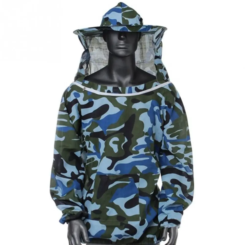 1Pc Beekeeping Suit Bee Clothes A Variety of Colors Anti-bee Suit Anti-bee Bite Equipment Protective Clothes Veil with Hat