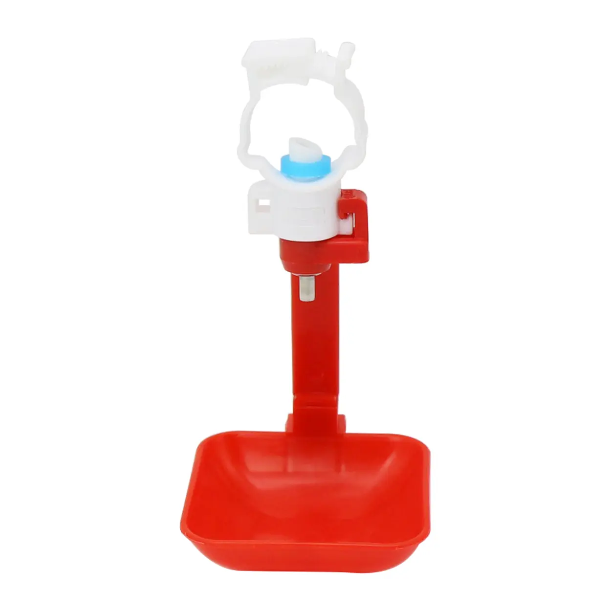 10Pcs Automatic Chicken Water Nipple Drinker Nipple Drinker for Chicken Coop Card Tube Hanging Cup Chick Water Dispenser
