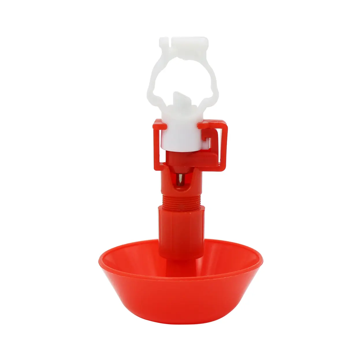 10 pcs 25mm Round Tube Automatic Water Dispenser Hanging Cup Poultry Nipple Drinking Cup Automatic Water Supply Device