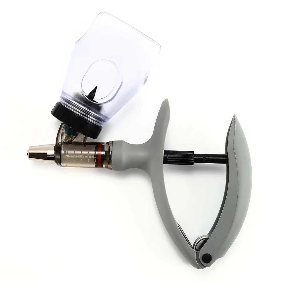 2ml /5ml Automatic Veterinary Continuous Syringe Animal Injection Adjustable Vaccine Syringe for  for livestock Pig Cattle Sheep
