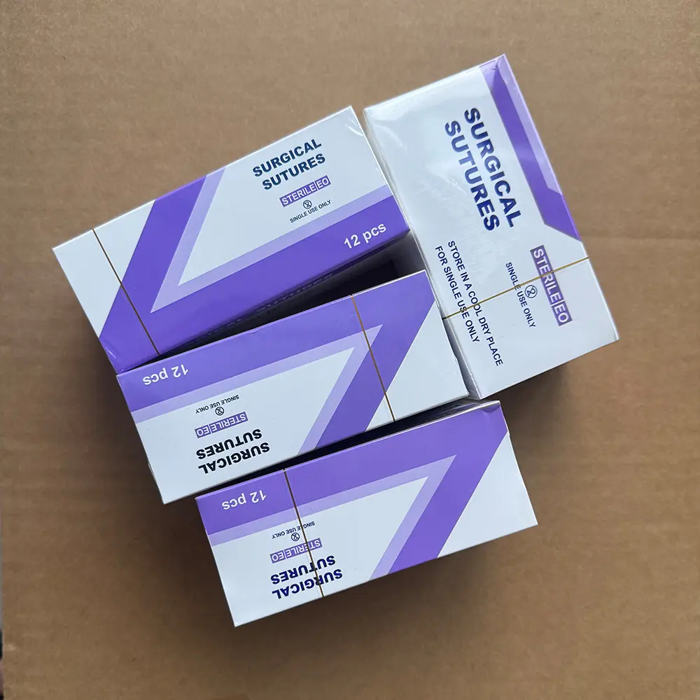 Pet Surgical 90CM With Needle 2-0 /0 /1/2 Absorbable Suture Thread Pet Dog Specific Teaching Demonstrations Exercises Use