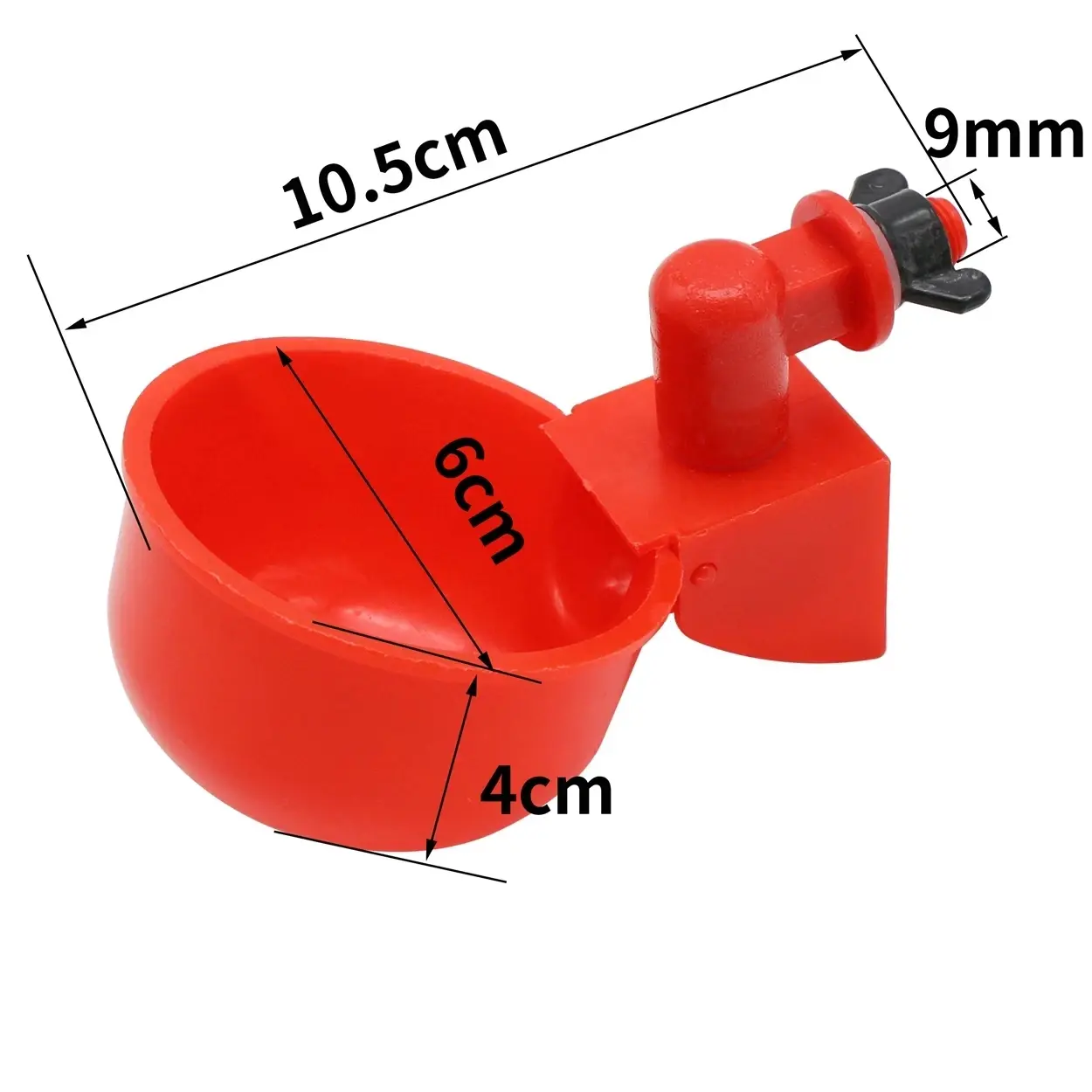 1Set Chicken Feeder Hen Trough Gravity Farm Chicken Feeder 3 Ports and Hole Saw Rainproof Feeder For Farm Poultry Coop