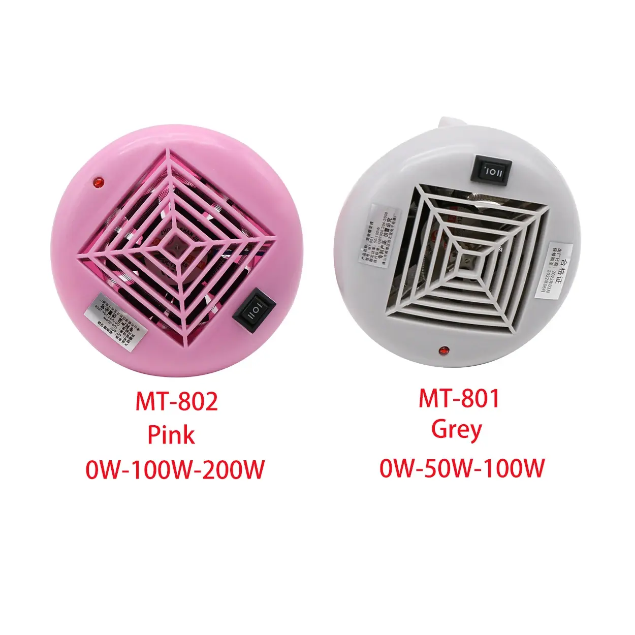 Small Animals Heater Animal Heating Lamp E27 3 File Adjustment 0-50-100W or 0-100-200W Reptile Heating Light Pet Brooder Lamp
