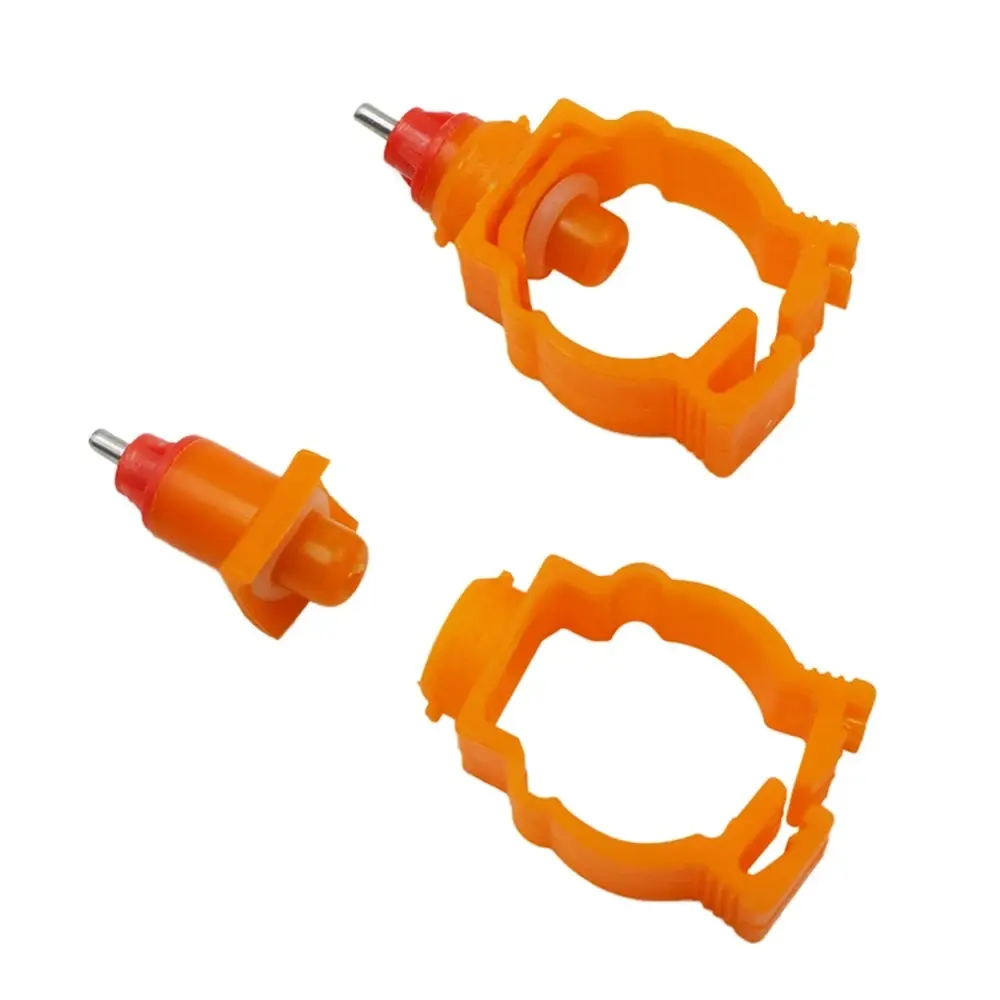 50PCS Chicken Nipple Drinking Water 20/25mm Buckle Poultry Water Ball Nipple Farm Animal Water Supply Device Snap Type Drinkers