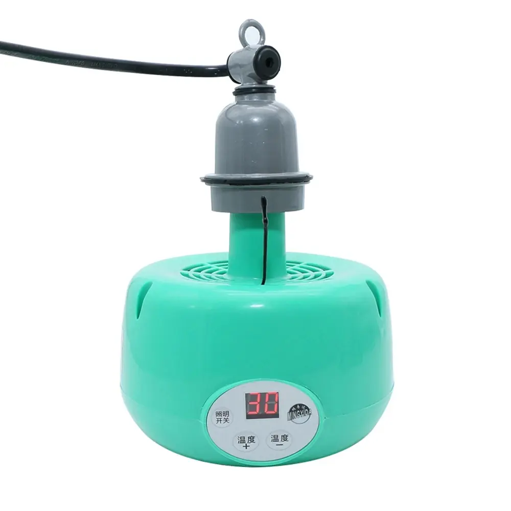 220V 300W Pet Heater Chicken Thermostatic Temperature Controller Heating Lamp Reptile Heating  Pedestal Farm Animal Warm Light