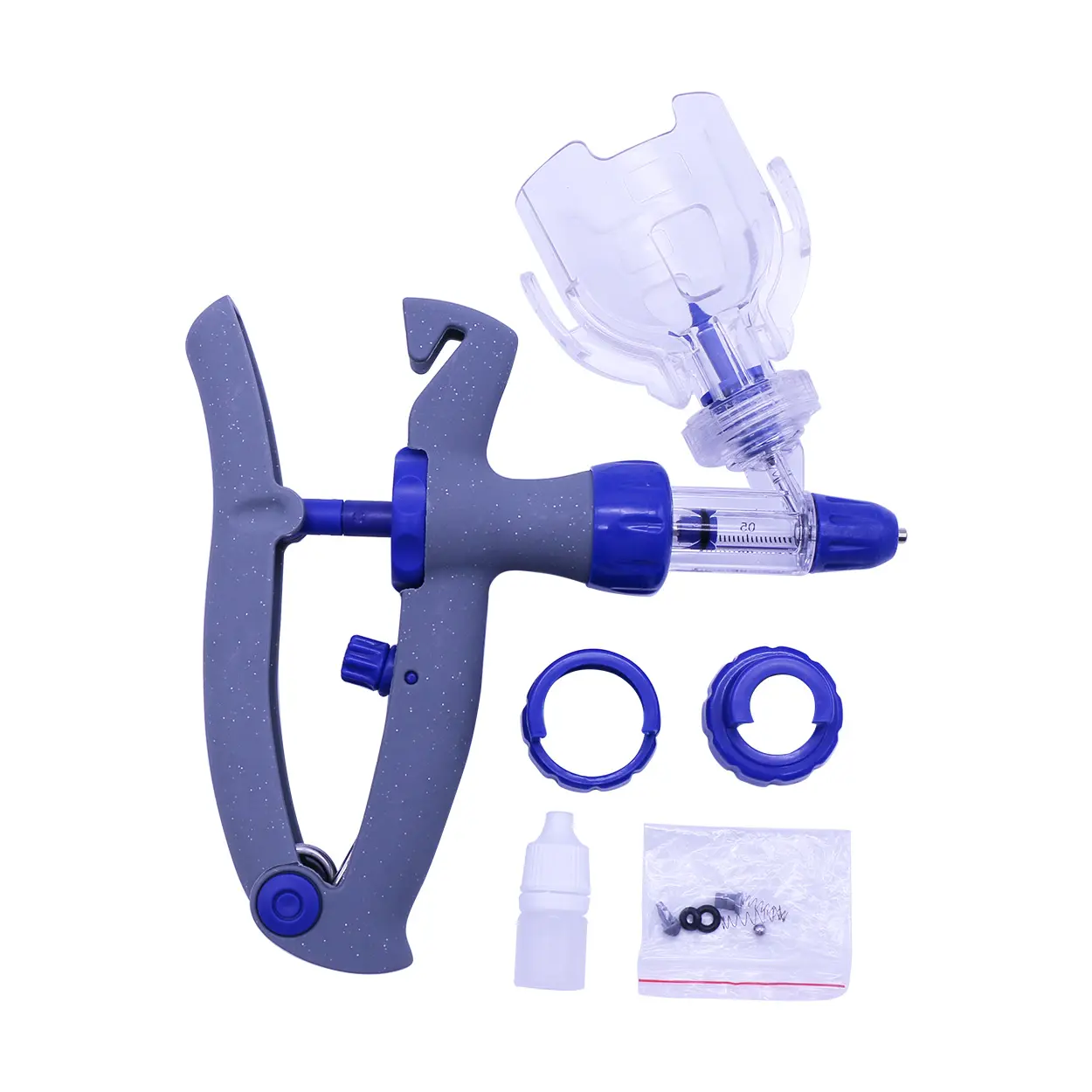 1/2/5ml Animal Syringe Veterinary Adjustable Injector With Scale for Chicken Duck Pig Cow Veterinary Tools