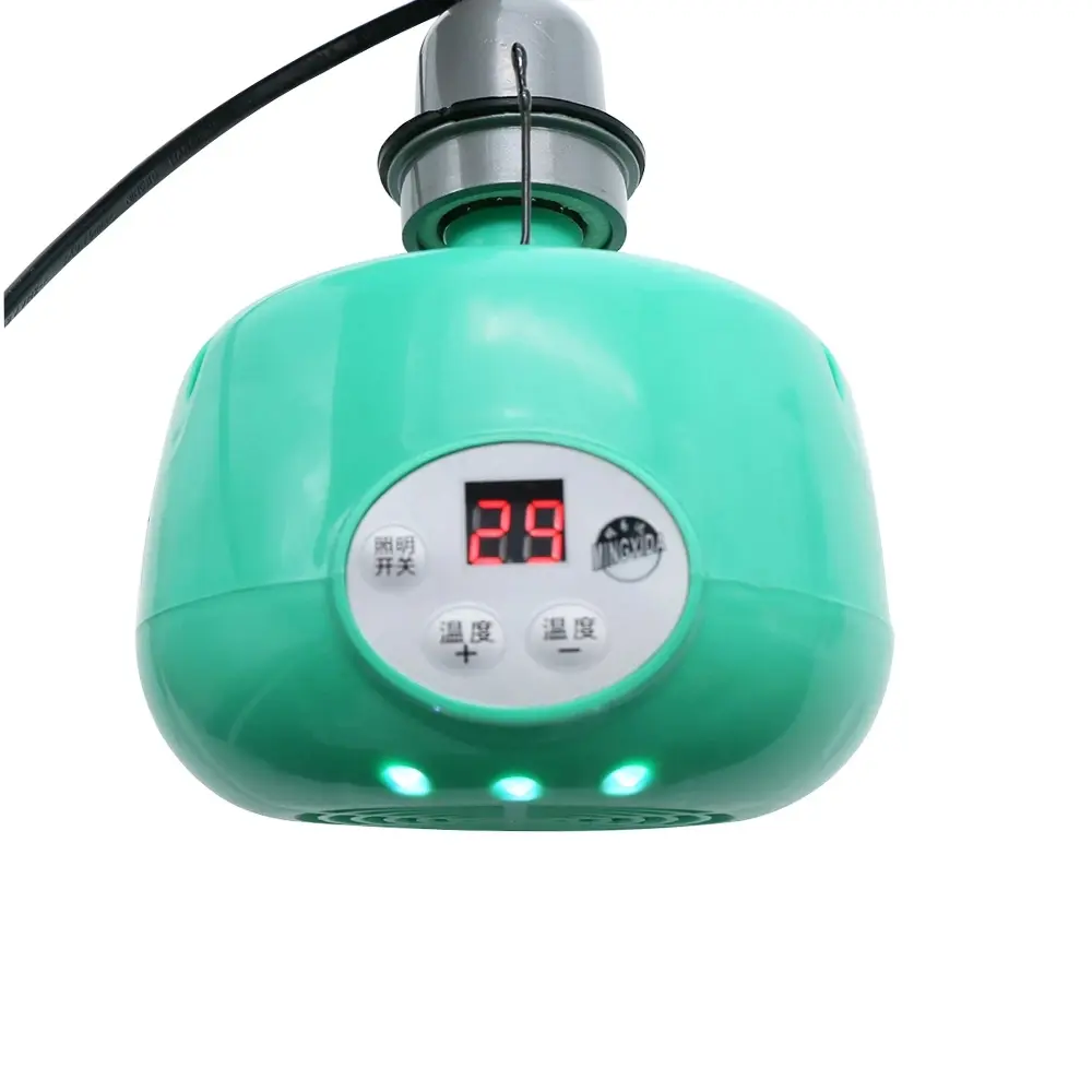 220V 300W Pet Heater Chicken Thermostatic Temperature Controller Heating Lamp Reptile Heating  Pedestal Farm Animal Warm Light