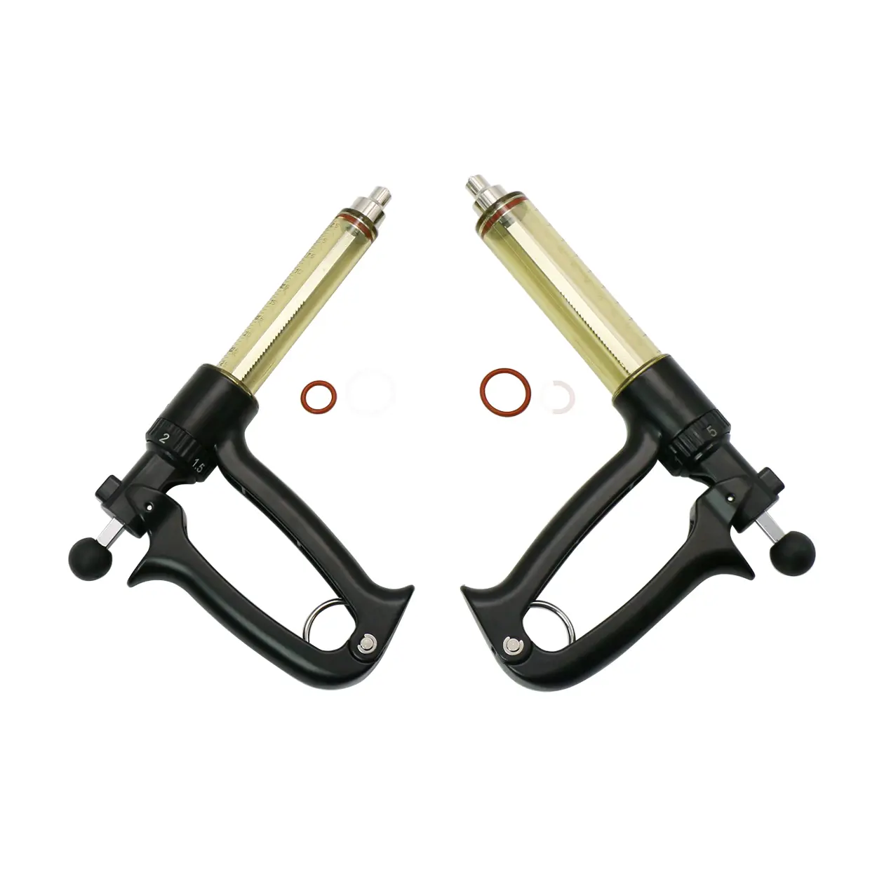 25/50ml Continuous Syringe Livestock Semiautomatic Veterinary Equipment Pig Cattle Sheep Adjustable scale Vaccine Syringe
