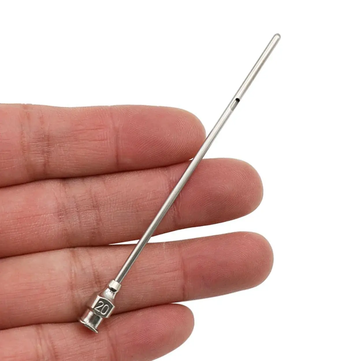 10 Pcs Cow Breasts Needle Goat Milking Needle Milk Through Syringe Farm Farming Stainless Steel Cow Lactation Needle