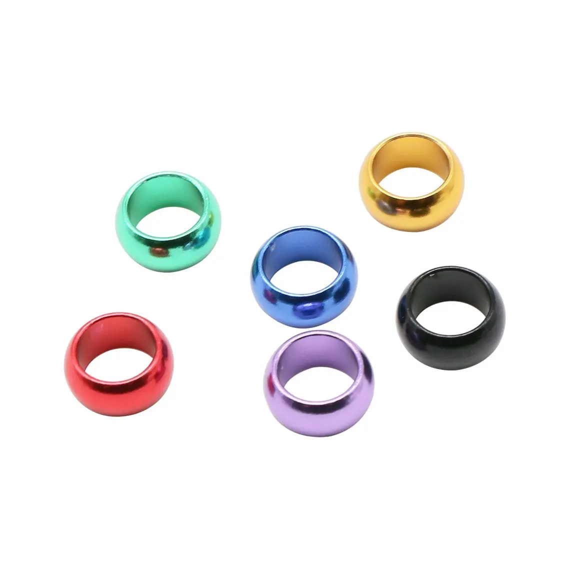12 pcs ID 8/10mm Aluminum Pigeon Foot Ring Without Number Bird Foot Ring Outdoor Flying Training Identification Pigeons Carry