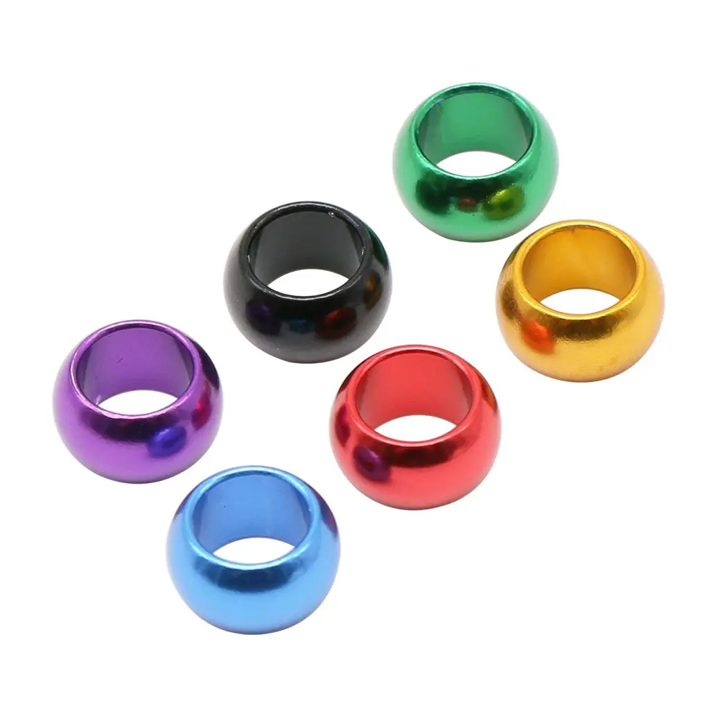 12 pcs ID 8/10mm Aluminum Pigeon Foot Ring Without Number Bird Foot Ring Outdoor Flying Training Identification Pigeons Carry