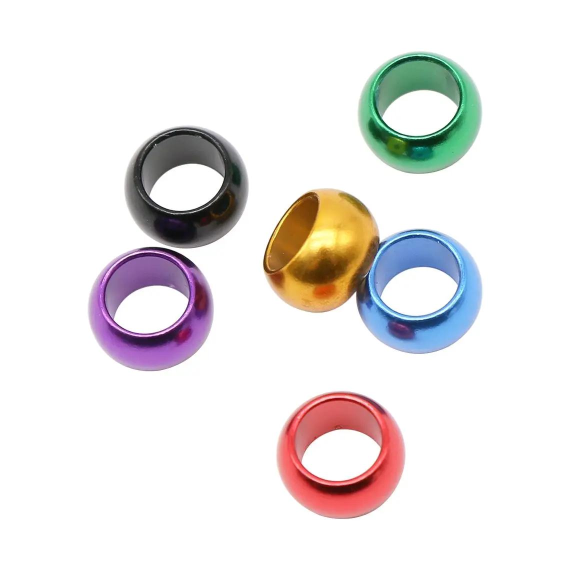 12 pcs ID 8/10mm Aluminum Pigeon Foot Ring Without Number Bird Foot Ring Outdoor Flying Training Identification Pigeons Carry