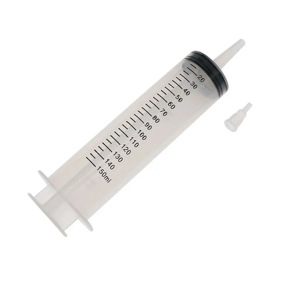 150/200/300ml Large Syringe Plastic Garden Syringe for Liquid, Paint, Epoxy Resin, Oil, Watering Plants, Refilling