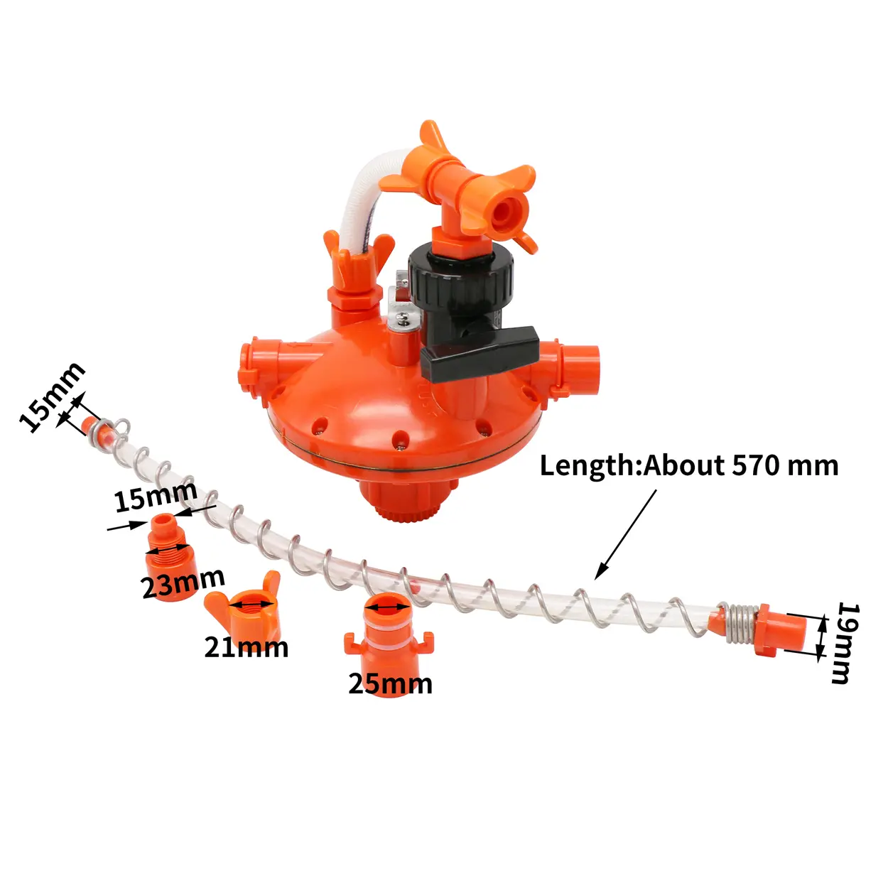 Professional Water Pressure Regulator Automatic Water Line Regulator for Poultry Chicken Drinking Farm Water Equipment