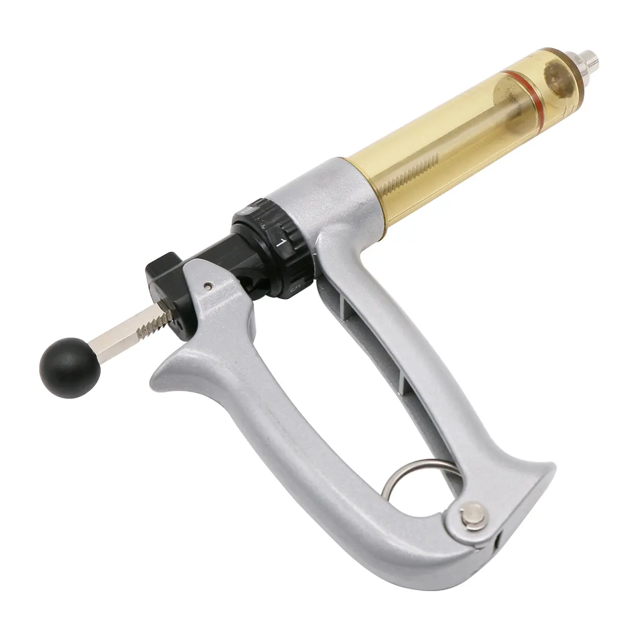 25/50ml Semiautomatic Continuous Syringe Veterinary Equipment Medicine Feeder Pig Cattle Sheep Adjustable scale Vaccine Syringe
