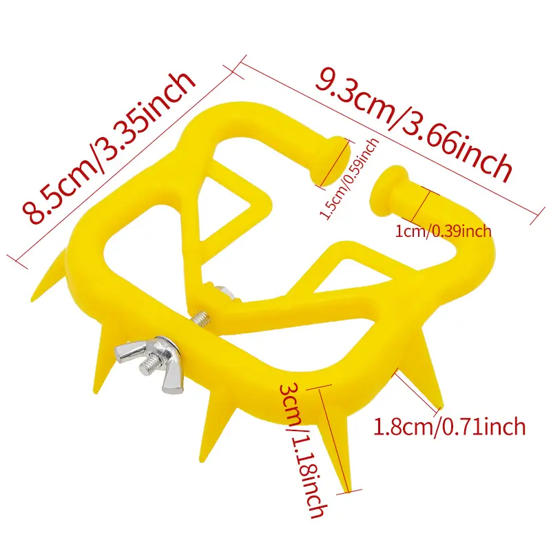 2Pcs Cattle Nose Thorn Plastic Rings Anti Sucking Milking Stop Kit for Calf Cow Weaner Tool Farm Animal Supplies Pet Products
