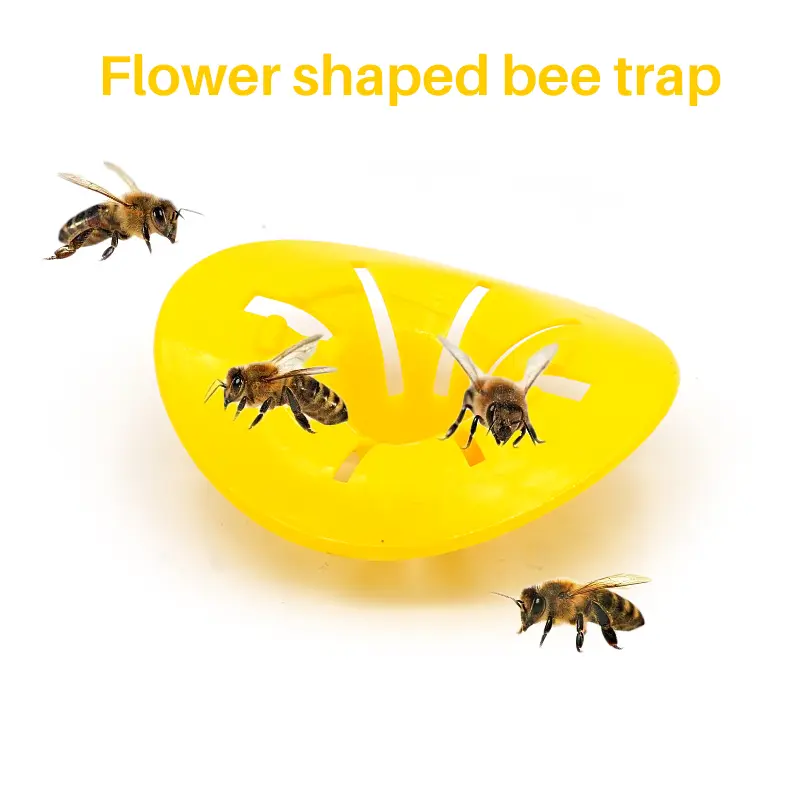 5PCS Reusable Bee Catcher Flower Shaped Flying Insects Funnel Pest Hornet Trap Catcher Wasp Insects Home Garden Wasp Traps