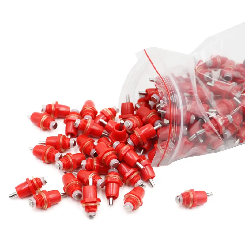 10 pcs Chicken Drinker Nipples Automaitic Poultry Bird Waterer Nipples 360 Angle Drinkers Poultry farm Feeding Equipment