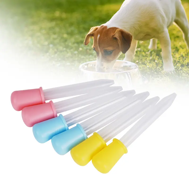 Pet Feeder Kittens Puppies Dropper Feeding Device Multi Functional Pet Feeding Aid Prevent Choking Transparent Feeding Tools