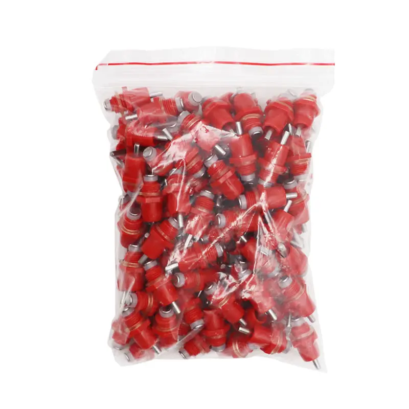 10 pcs Chicken Drinker Nipples Automaitic Poultry Bird Waterer Nipples 360 Angle Drinkers Poultry farm Feeding Equipment