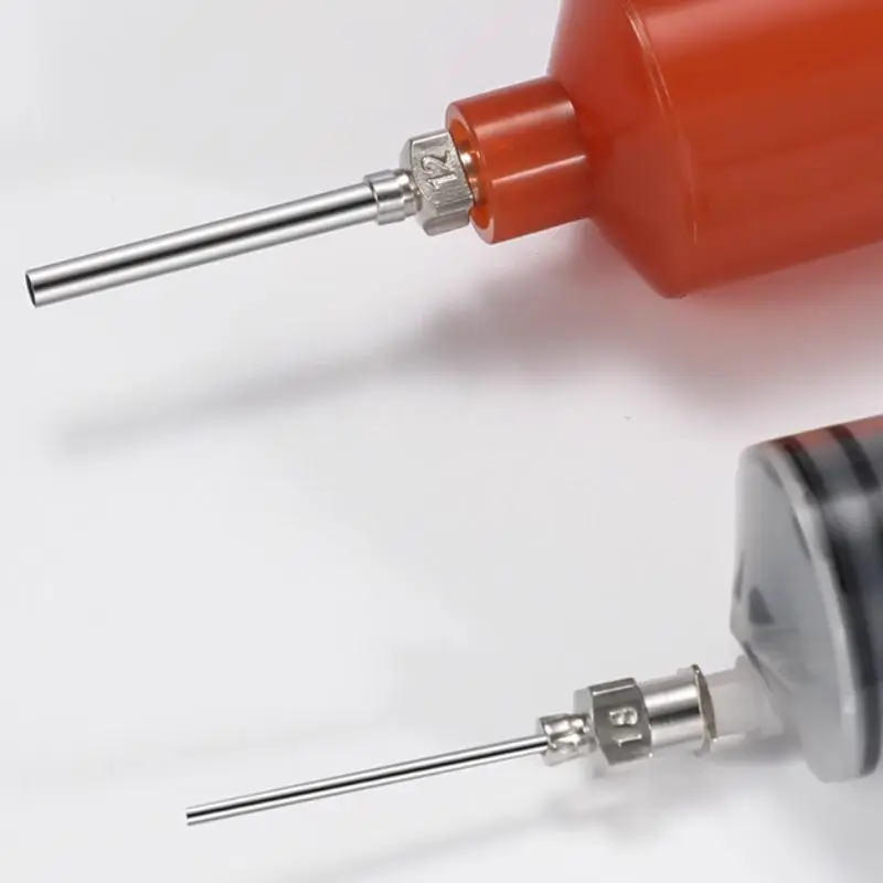 1/2Inch 12Pcs/box Dispensing Needle Stainless Steel Blunt Tip Needle for Filling Liquids, Glues and Syringes 8G-30G Needle