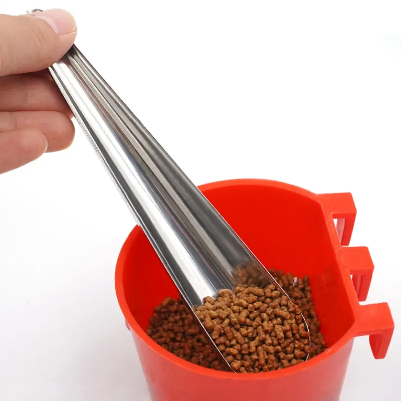 1pcs Stainless Stainless Feeder Bird Feeding spoon chick Feeding Spoon Pet Parrot Bird Cage Food Spoon Feeding Tools Supplies