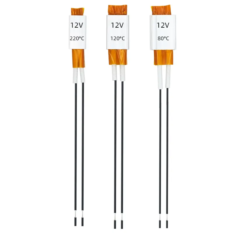 1 Pcs Heating Element Hair Dryer Accessories Curlers Heater 80-220 Degrees Celsius Ptc Heaters 12V Applicable Miniature Heating