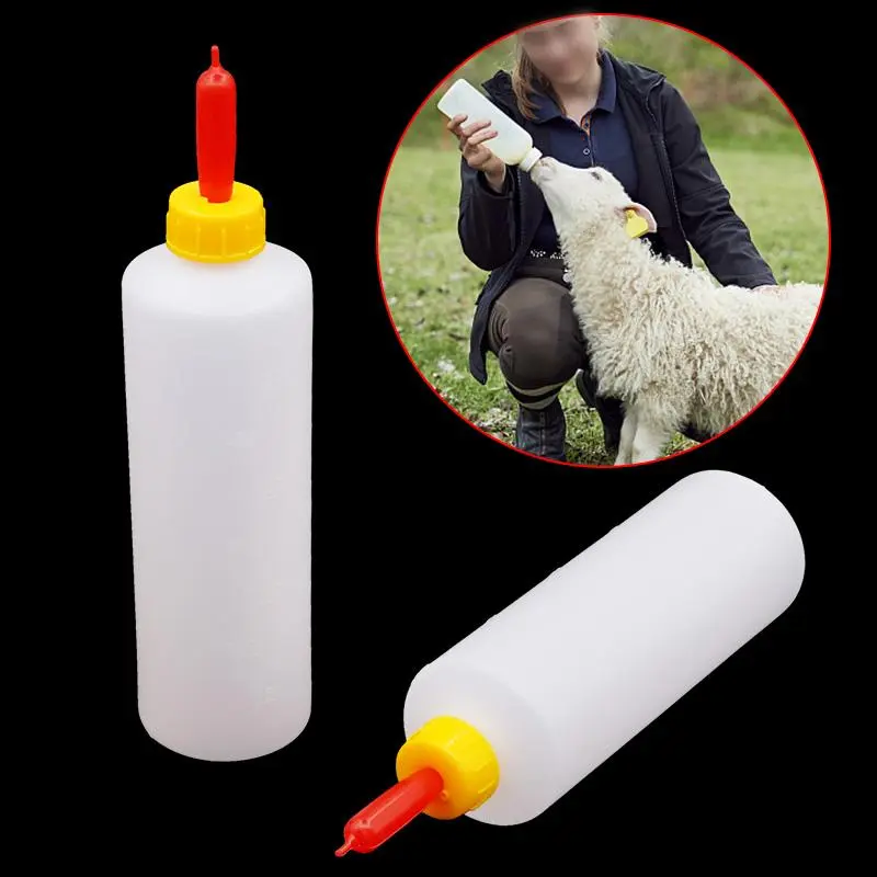 1-3Pcs 400Ml Lamb Milking Bottle with Soft Rubber Nipple Sheep Milk Drinking Pot Piglet Sheep Waterer Farm Animal Feeding Tools
