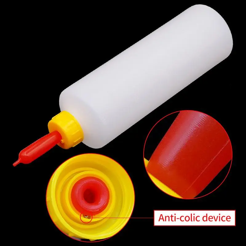 1-3Pcs 400Ml Lamb Milking Bottle with Soft Rubber Nipple Sheep Milk Drinking Pot Piglet Sheep Waterer Farm Animal Feeding Tools