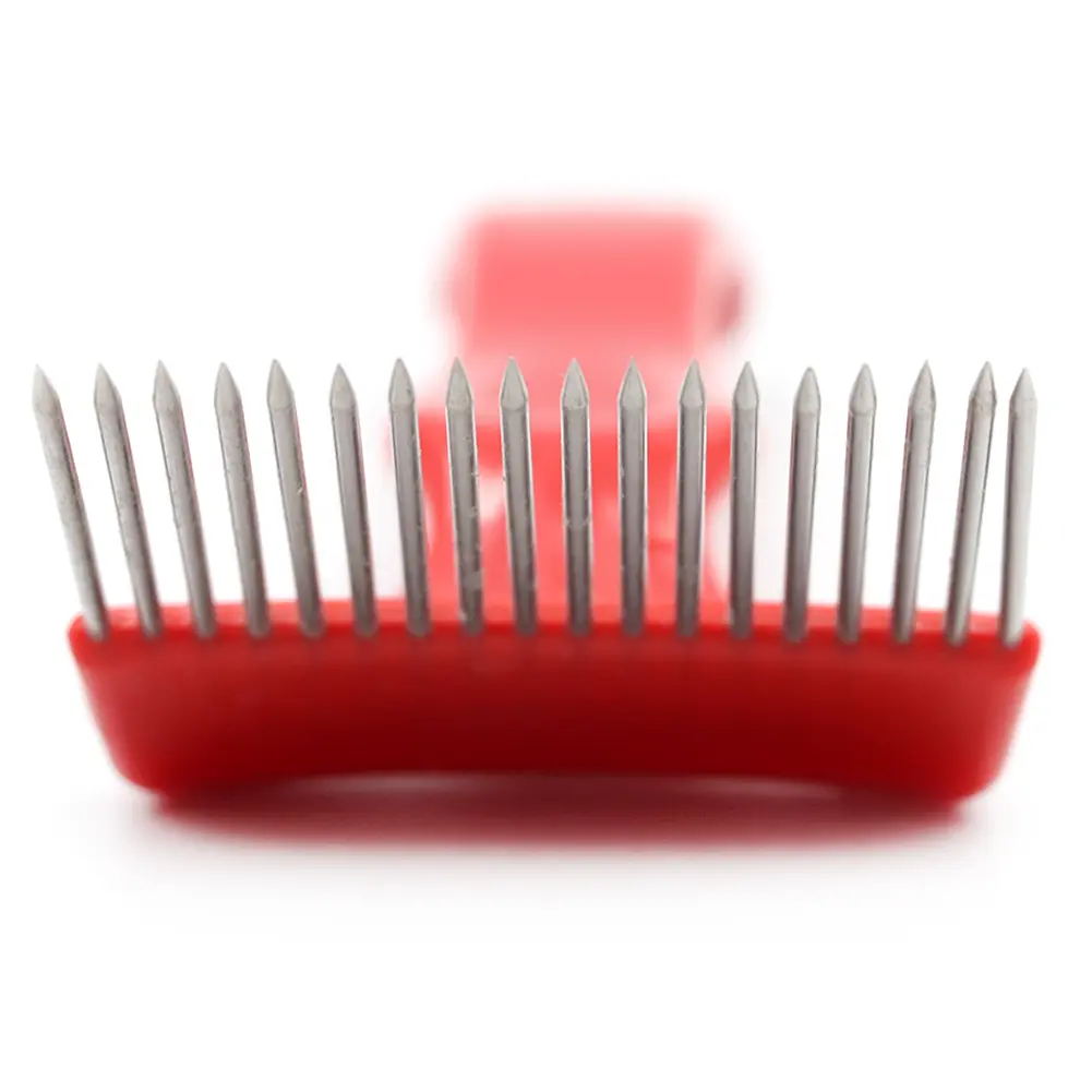 Bee needle Cut Honey Fork Knife Beekeeping Tool With Red And Yellow 21-Needle Honey Comb Shovel Scraper