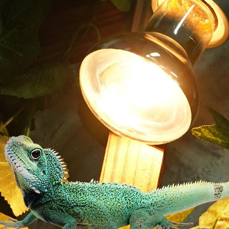 Uva+Uvb Reptile Lamp Full Spectrum Sun Light Lamp 40W/60W Pet Calcium Supplement Lamp Pet Turtle Lizard Basking Heating Lamps