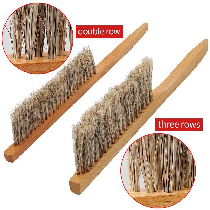 Bee Sweep Tools Soft Bristle Brush Long Handle Wood Honey Brush Wasp Bee Sweep Beekeeping Equipment Beekeeping Tools Bee Brush
