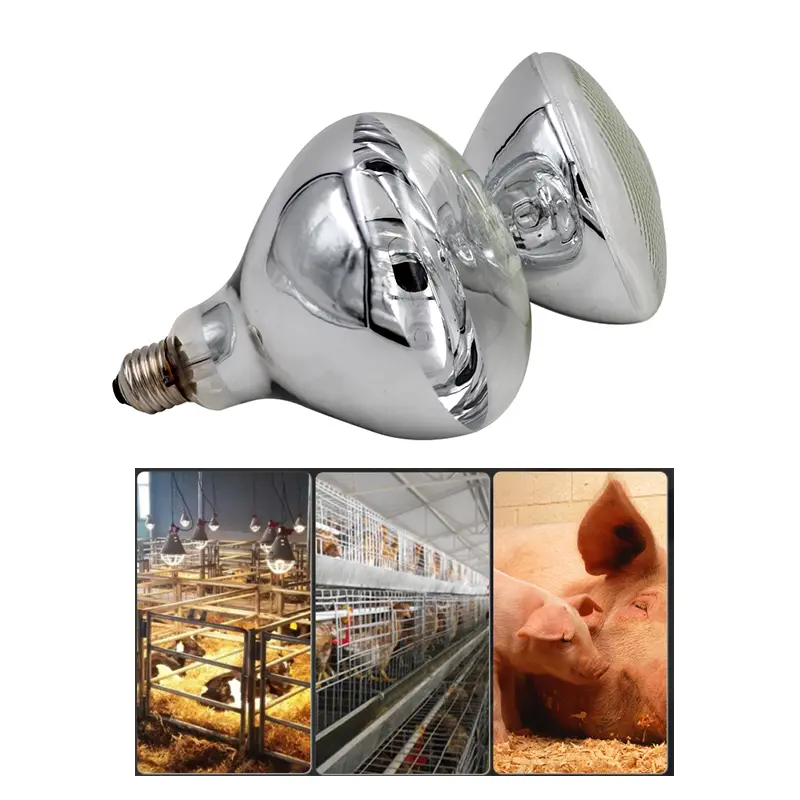220V 100W/150W/200W/250W Thickened Heating Lamp Breeding Bulb High Quality Led Light Pet Brooder Hatch Chicken Pig Heater Bulbs