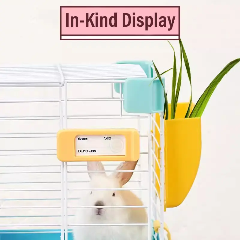 Hay Shelf Hay Box Hanging Grass Feeder  Small Pet Rabbit Hanging Grass Feeder Rack Hay Bowl Holder Box Dispenser Pet Accessories