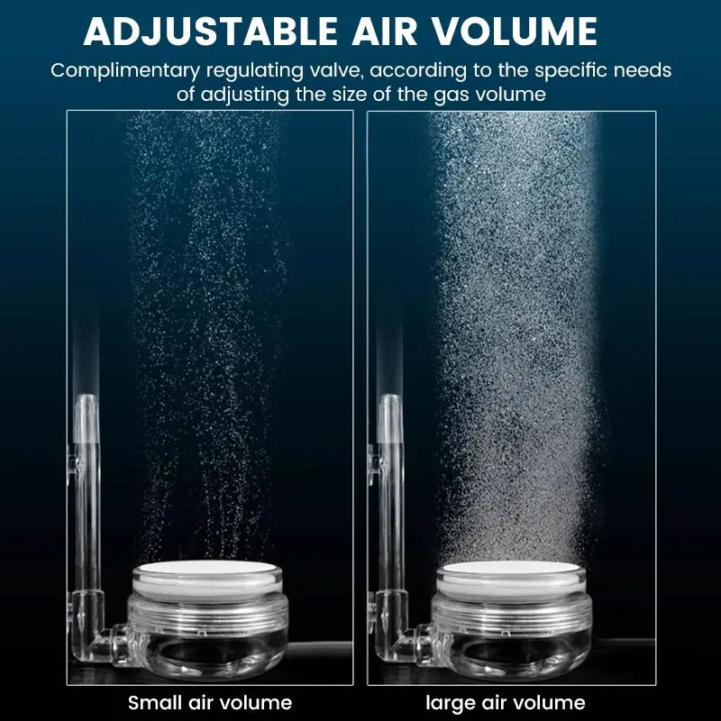 Fish Tank Aquarium Air Refiner O2 Diffuser Atomizer Connection Oxygen Pump and Oxygen Air Pressure Purifier Aquarium Accessorie
