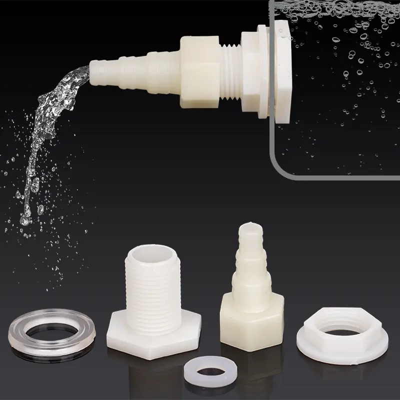 DN15 Water Tank Connector Water Tank Hose Outlet Outlet Inlet Plastic Connector Chicken Rabbit Drinker Aquarium Connector