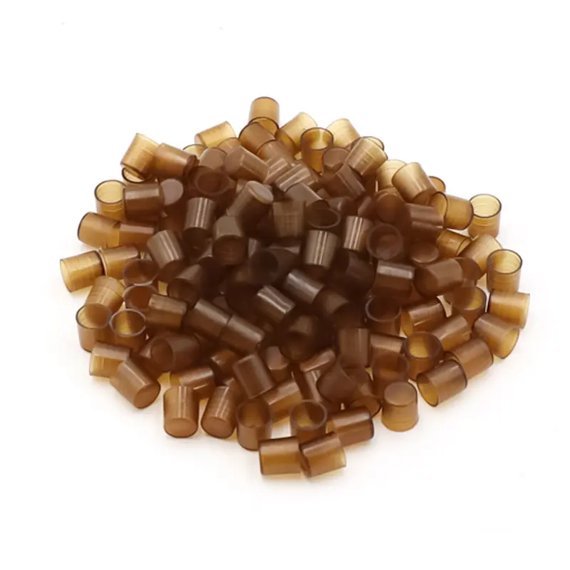 500PCS New Stripe Bee Queen Rearing King Plastic Brown Color Cells Cages Room Cups Cell Cage Cup Bees Tools Beekeepers Equipment