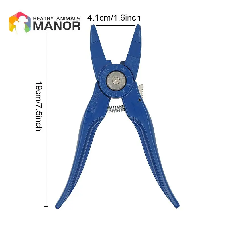100Pcs Livestock Animal Goat Ear Tag Pliers Dog Rabbits Sheep Ear Tags Nylon Material Sheep Laser Ear Tag 3Colours Ear Tags