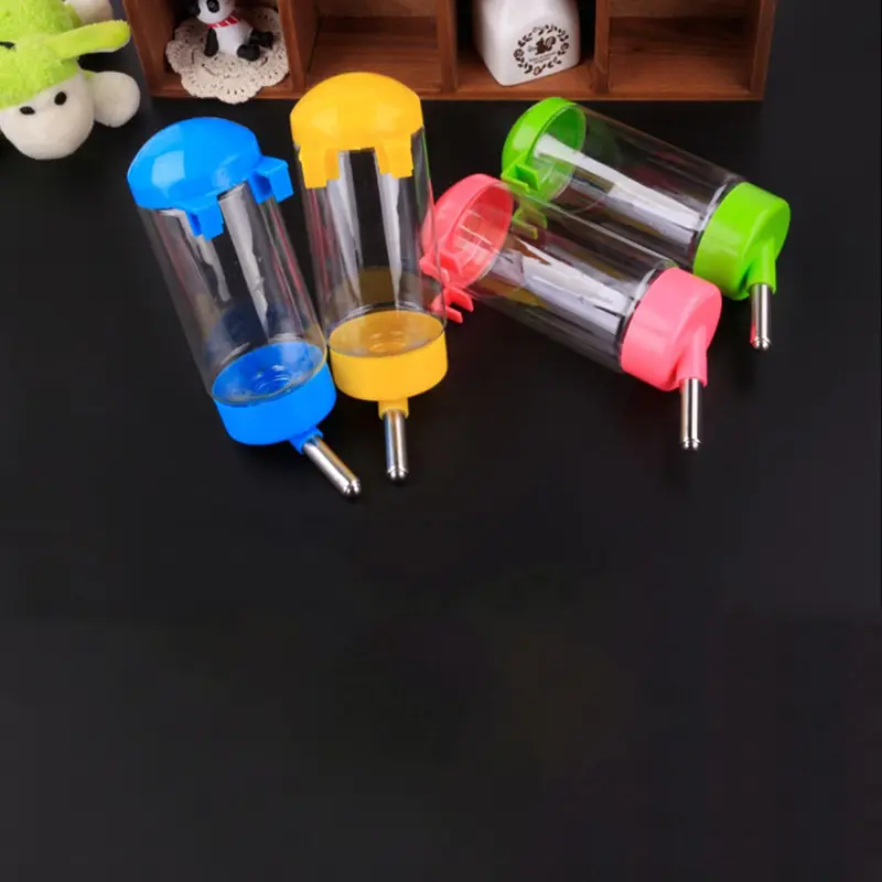 500ml Hamster Drinker Water Bottle Dispenser Feeder Hanging Pet Dog Guinea Pig Squirrel Rabbit Drinking Head Pipe Fountain