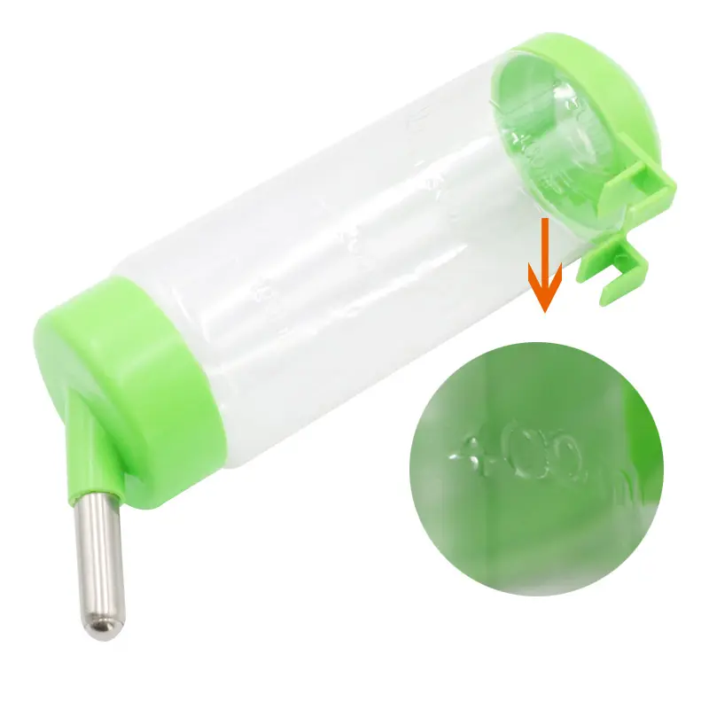 500ml Hamster Drinker Water Bottle Dispenser Feeder Hanging Pet Dog Guinea Pig Squirrel Rabbit Drinking Head Pipe Fountain