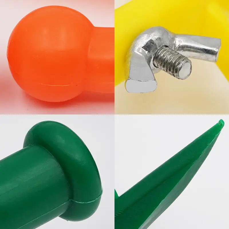 10 Pcs Cow Cattle Bull Nose Rings Weaner Milk Sucking Preventer Calf Nose Ring Cattle Plastic Nose Thorn Livestock Equipments