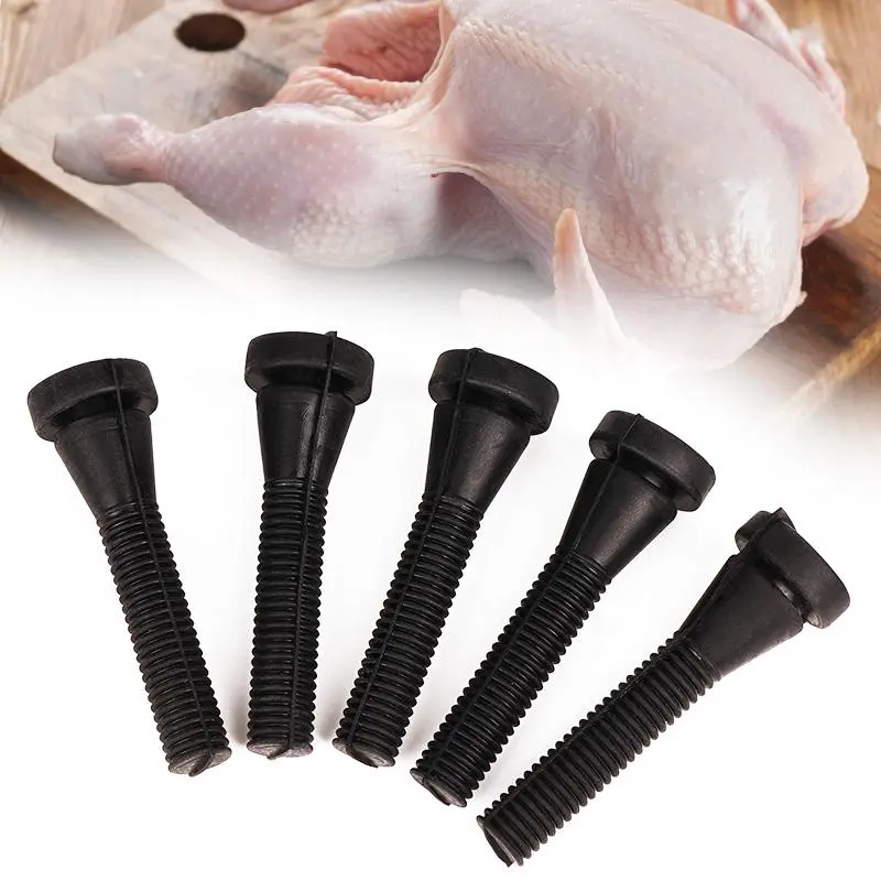 50Pcs Poultry Plucking Machine Accessories Poultry Plucker Picker Fingers Hair Removal Machine Glue Stick Chicken Ducks Geese