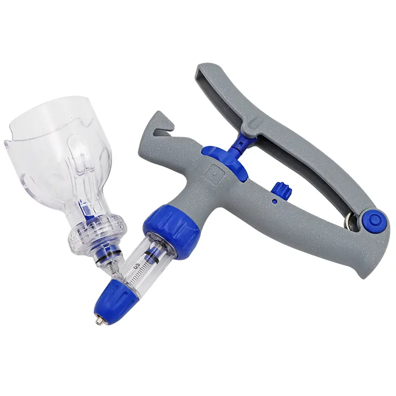 1ml 2ml 5ml Syringe Veterinary Continuous Injector Vaccine Injection Poultry Adjustable Automatic For Chicken Duck Pig cow sheep
