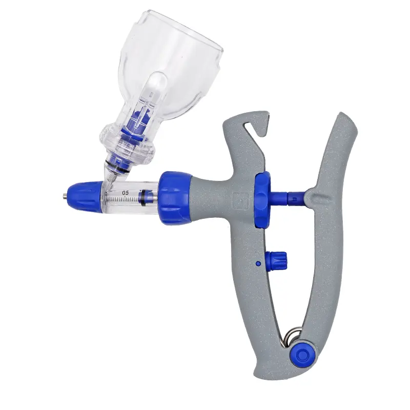 1ml 2ml 5ml Syringe Veterinary Continuous Injector Vaccine Injection Poultry Adjustable Automatic For Chicken Duck Pig cow sheep