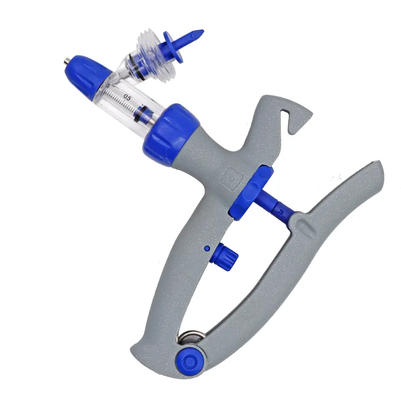 1ml 2ml 5ml Syringe Veterinary Continuous Injector Vaccine Injection Poultry Adjustable Automatic For Chicken Duck Pig cow sheep