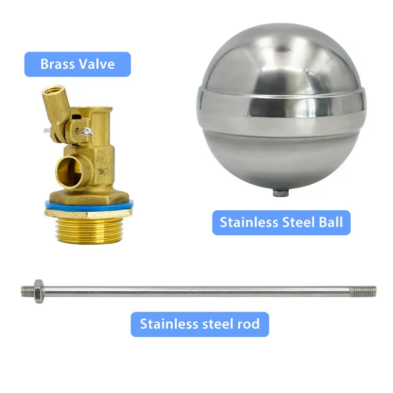DN15 DN20 DN25 Male Thread Float Ball Valve Copper Valve Water Tank Liquid Level Flow Control Cistern/Expansion Tanks