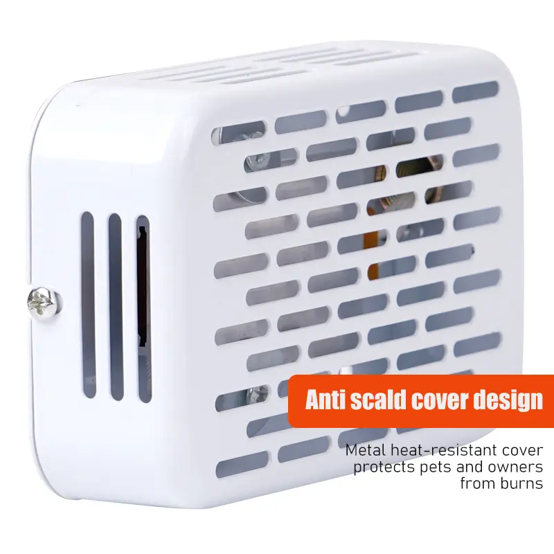 Bird Cage Heater Parrot insulation lamp with Protective Cover Simulated Natural Environment Heat Lamp Anti Bite Warmer Light